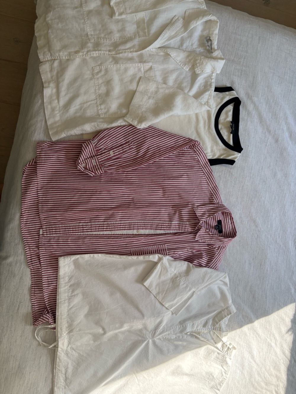 100% cotton/linen tops